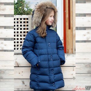 Пуховое пальто для девочек AVIVA A12-235