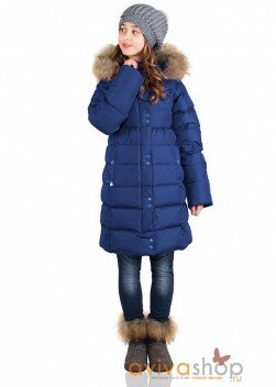 Пуховое пальто для девочек AVIVA A12-235