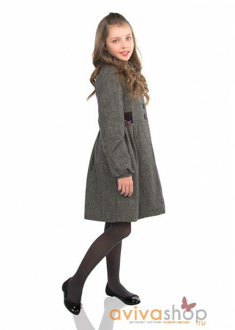 Пальто шерстяное для девочки Авива А12-215