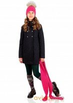 Пальто шерстяное для девочки Авива 1122