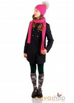 Пальто шерстяное для девочки Авива 1122
