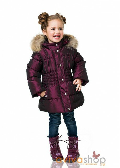 Пуховая куртка для девочки Авива (Aviva) 1114