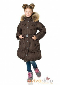 Пуховое пальто для девочки Авива (Aviva) 1103