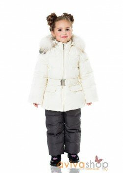 Пуховая куртка для девочки Авива A12-217